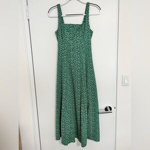 Abercrombie Fit & Flare Stretch Midi Dress